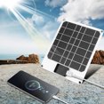 thumbnail image 3 of Panel Solar Cargador Portátil 20W/25W Impermeable 5v Usb Monolítico Silicio Regulador Voltaje Incorporado Chip Senderismo Al Aire Libre para Cámara Alimentación, 3 of 9