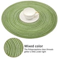thumbnail image 2 of LQCrafK Placemats for Dining Table Set of 6 - Round 15 inch Woven Heat Resistant Non-Slip Kitchen Table Mats, Black, 2 of 8