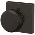 thumbnail image 2 of Schlage F10-Bwe-Col Bowery Passage Door Knob Set - Black, 2 of 7
