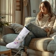 thumbnail image 2 of COEQINE Hummingbird Flower Leg Cast Cover Size L Breathable Leg Cast Protector Outdoor Leg Protection Cover Stylish Cast Socks Cover Reusable Cast Covers for Shower Leg, 2 of 7