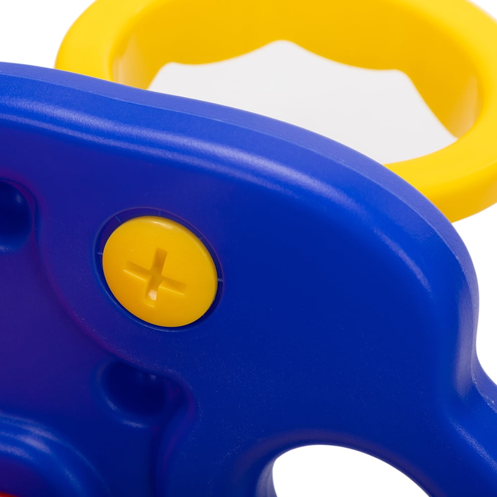Kepooman Toddler Slide, Play Slide for Outdoor and Indoor, Dolphin Slide with Basketball Hoop, Ball and Ladder, Red and Blue Kepooman Toddler Slide, Play Slide for Outdoor and Indoor, Dolphin Slide with Basketball Hoop, Ball and Ladder, Red and Blue