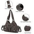 thumbnail image 3 of Angelkiss Hobo Shouder Women PU wallet with adjustable shoulder straps crossbody bag single shoulder bag Multiple Pockets, 3 of 5