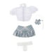 thumbnail image 4 of 1:6 Traje de muñeca para niñas, accesorios de decoración de muñecas, decoración de moda, cosplay para 12'' Azul, 4 of 6
