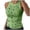 v#29Green123, variant on Women Tank Tops Star Pattern Vest Elastic Slim Fit Choker Neck Waist Shirring Soft Lightweight For Summer Yoga Outdoor Play Elegant Sleeveless,Blue,L