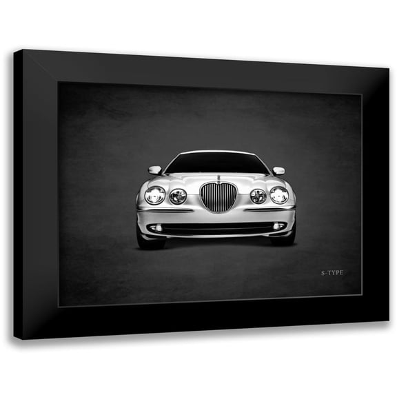 Rogan, Mark 14x12 Black Modern Framed Museum Art Print Titled - Jaguar S-Type