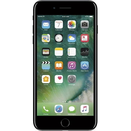 Refurbished Apple iPhone 7 Plus 128GB, Jet BLack - Unlocked (Best Black Friday Deals On Iphone 7)