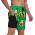 thumbnail image 2 of Kdxio Cartoon Fruit 1 Print Mens Swim Shorts with Mesh Lining, Breathable and Quick-Drying, Adjustable Waist, Privacy Pocket-Small, 2 of 6
