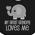 thumbnail image 4 of Inktastic My Great Grandpa Loves Me Boys or Girls Baby Bib, 4 of 4