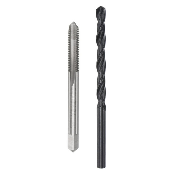 Uxcell Metric Tap and Drill Bit Set M5 x 0.8 Thread Tap & 4.2mm Black Oxide Twist Drill Bit Tapping