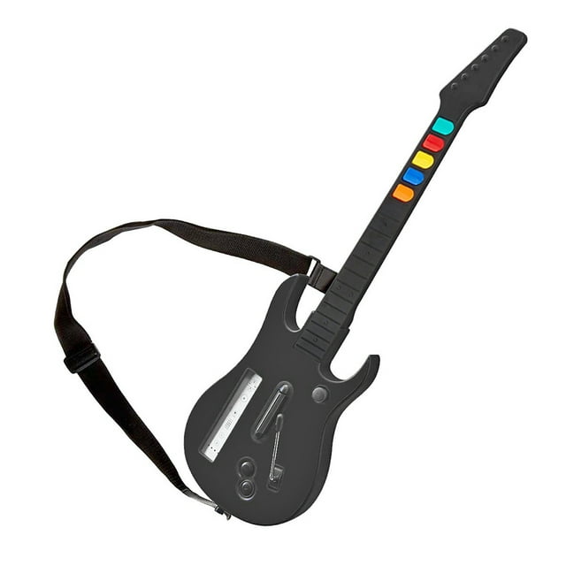 Controlador inalámbrico en forma de guitarra Guitar Hero Controller con correa duradera para Guitar Hero Rock Band Games