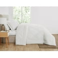 thumbnail image 5 of Cannon 200 Thread Count Percale Oversized Comforter Set White Cotton 3-Piece King Comforter Set, solid color themed, for Men and Women, OEKO-TEX Certified Confidence, 5 of 6