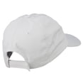 thumbnail image 4 of Gold Sun Embroidered Low Profile Washed Cap - White OSFM, 4 of 5