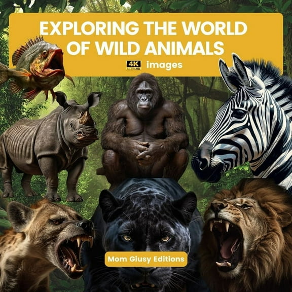 EXPLORING THE WORLD OF WILD ANIMALS (4k images), (Paperback)