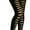 Parallel Slashed - Black, variant on ToBeInStyle Women's Slashed Fashion Footless Tights - Black