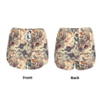thumbnail image 4 of Disketp Floral With Birds Print Women's Shorts Workout Shorts for Athletic Gym Running Shorts with Phone Pockets Medium, 4 of 8