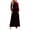 Red, variant on JGGSPWM Women's Velvet Maxi Dress High Waisted A Line Skirt Long Sleeves Dresses Black 2XL