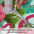 thumbnail image 6 of Coolnut 60" Flamingo Outdoor Tablecloth with Umbrella Hole and Zipper, Waterproof Round Tablecloth for Party,Patio,Picnic,Holiday Dinner,Summer, 6 of 7