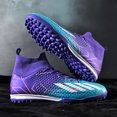 thumbnail image 3 of Zapatos de fútbol para hombre, botas de entrenamiento de fútbol, antideslizantes, ultraligeras, cómodas y transpirables, Unisex, FG/TF, 3 of 5