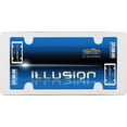 thumbnail image 2 of Illusion White With Gold Plastic License Plate Frame, 2 of 2