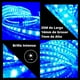 thumbnail image 5 of Manguera LED unicolor de 25 metros AZUL- 120 LEDs 2835 por metro. IMPERMEABLE IP65 [Para interiores y exteriores] DOSYU 110V-2835-120P-25M, 5 of 8