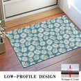 thumbnail image 3 of Blue Daisy Flower Floral Pattern Door Rugs,Washable Non Slip Door Mats Indoor,Decorative Door Mats,Entry Mat Indoor for Entrance,Bedroom,Kitchen,Bathroom,16"x24", 3 of 6