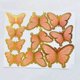 thumbnail image 1 of Adornos para tartas de mariposas con adornos para tartas de feliz cumpleaños, decoraciones para tartas de cumpleaños con mariposas en oro rosa 3D para niñas, fiestas de cumpleaños de mujeres,, 1 of 1