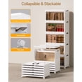 thumbnail image 6 of Asnews 5 Tier Stackable Storage Bins with Lids & Magnetic Doors, for Bedrooms, Living Rooms, and Studies, 6 of 7