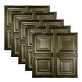 thumbnail image 1 of Great Lakes Tin Syracuse Bronze Burst 2ft x 2ft Nail Up Ceiling Tiles (5 Pack), 1 of 6