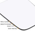 thumbnail image 4 of Coche Retrovisor Derecho Lateral Espejo Reemplazo Superior Vidrio con Placa, 4 of 9