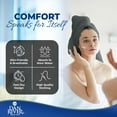 thumbnail image 6 of Dan River Bath Towel 6 pack 22x44 in Ultra Soft Quick Drying Cotton Towel - Gray, 6 of 7