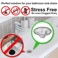 thumbnail image 5 of 12PCS 2.125Inch Top / 1Inch Basket- Mesh Sink Drain Strainer Hair Catcher for Bathroom Sink, Utility, Slop, Laundry, RV, 5 of 6