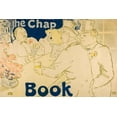 thumbnail image 2 of Toulouse-Lautrec, Henri de 32x23 Black Ornate Wood Framed with Double Matting Museum Art Print Titled - Irish and American Bar, Rue Royale, The Chap Book, 2 of 4