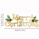 thumbnail image 4 of onlyliua ¡ ¡Ofertas Del Día! ¡Liquidación! Regalos de Decoración Navideña Tarjetas con Personajes En Inglés Tarjetas con Letras Navideñas Colgantes de Árbol de Navidad con Hojas, 4 of 4