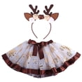 thumbnail image 4 of shoper Girls Carnival Celebration Tutu Dress Set with Matching Hairband for Festive Parties and Special Events, Baby Girl Outfit Sets, 4 of 4