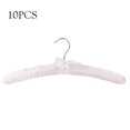 thumbnail image 1 of 10pcs Cloth Cover Hangers Soft Fabric Non-marking Sponge Hangers Children Adult Clothes Support, 1 of 5