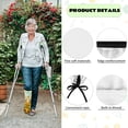thumbnail image 5 of COEQINE Sunflower Set of 2 Leg Cast Cover Hummingbird Broken Leg Shower Cast Cover Decorative Leg Plaster Cover Strechable Cast Socks Cover Outdoor Cover for Women Men Seniors Size M, 5 of 7