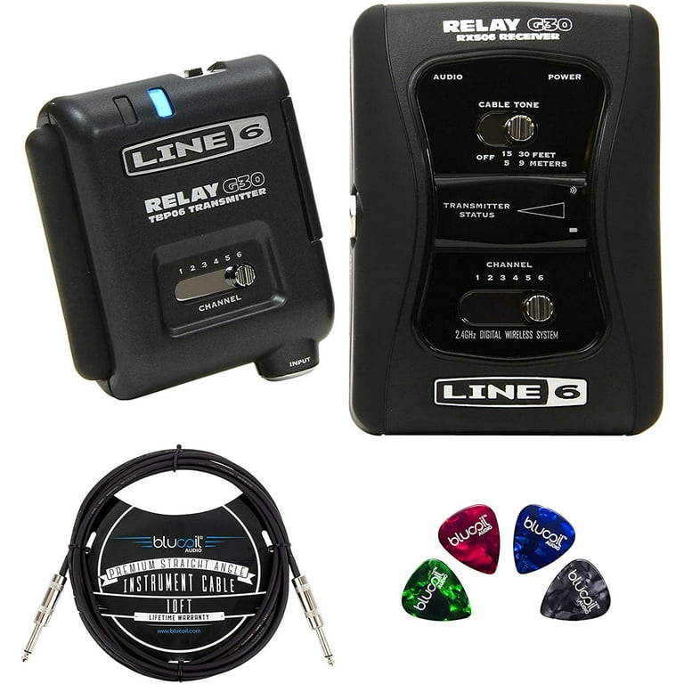 Line 6 Relay G30 Wireless Guitar System Bundle with DC-1g Power