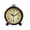 C, variant on A Vintage Analog Alarm Clock Small Silent Desk Clock With Night Light Battery Operated for Table Bedroom Bedside Living Room