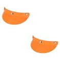thumbnail image 1 of ZheElen Adjustable Motorcycle Visor Peak UV Sun Visor for Customizable Sun Open Face Orange 2Set, 1 of 1