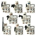 thumbnail image 2 of Building Block Minifigures SWAT Team Set of 8, Military SWAT Minifigures Building Blocks, SWAT Action Figures Building Blocks, SWAT Police Figure for Boys Age 4-7(White), 2 of 8