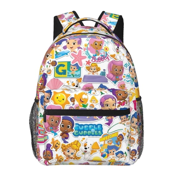Bu-bble Cute-Gupp-ies Casual Backpack Laptop Shoulder Bags Daypack Bookbag Travel