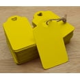 thumbnail image 3 of 100 Pcs Heart Punched Rectangular Hang Tag Wedding Favor Blank Tags with Free Natural Jute Twine - Colours Available, 3 of 7
