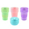 thumbnail image 2 of Taza de café plegable portátil WEIHJMXG Silicona 350 ml 4 piezas, 2 of 5