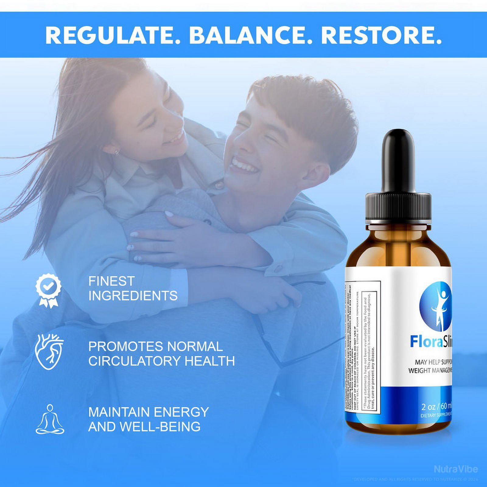(3 Pack) FloraSlim Drops, Advanced Weight Loss Liquid, Natural Fitness Formula to Support Healthy and Active Lifestyle, Flora Slim Dropper, Flora Slim2024 Gotas Reviews (90 Servings)
