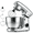 Silver, variant on SeaSpark 3-in-1 Stand Mixer, 5.5 QT Tilt-Head 10-Speed Food Mixer, Kitchen Electric Mixer with Egg Whisk, Dough Hook, Beater for Baking and Most Home Cooks, Red
