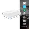 thumbnail image 6 of Broan-NuTone 30" Under Cabinet Rangehood, ENERGY STAR, 490 Max Blower CFM, White, 6 of 6