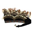 thumbnail image 4 of Con De Danza Del Vientre Indio Bufanda De La Cadera Joya Monedas De La Cadera cinturo De La Correa Del para proteger Franja Borla Trajes Negro Yinane Bufanda de la cadera de la danza de vientre de las mujeres, 4 of 8