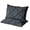 Charcoal Black-Standard, variant on White Standard 2-Piece Pintuck Microfiber Pillow Shams with Enclosure Closure