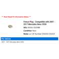 thumbnail image 2 of Freeze Plug - Compatible with 2007 - 2017 Mercedes-Benz S550 2008 2009 2010 2011 2012 2013 2014 2015 2016, 2 of 2