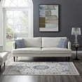 thumbnail image 6 of Modway Lilja Distressed Vintage Medallion 5x8 Area Rug in Ivory and Moroccan Blue, 6 of 7
